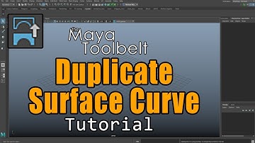 The Maya Toolbelt - Duplicate Surface Curve