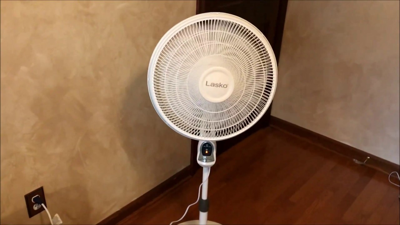 Lasko 1646 Pedestal Fan. - YouTube