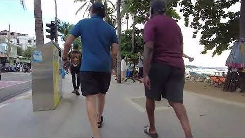 [4K] Pattaya Beach Road Daytime: Poll Of The Day