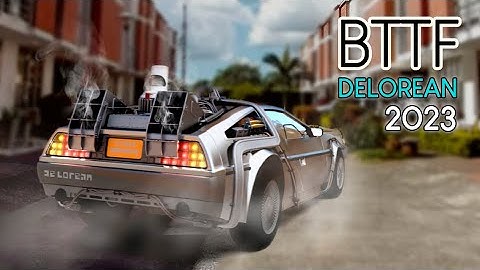 Delorean BTTF 3D / Blender short take / DMC 2023🚗