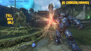 The World Spear using only Full Auto (No Chainsaw/Hammer - Ultra Nightmare)