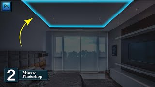 Photoshop Tutorial: How to Add Realistic Ceiling Lights I @satishkgraphics