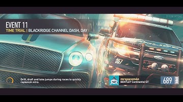 Need for Speed No Limits Bentley Continental GT Day 6 Race 11 walkthrough