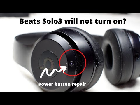 beats solo3 will not turn on fix?  (power button repair!)