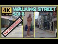 Thailand Pattaya Soi 6 and Walking Street totally abondoned during lockdown 31 July 2021 4K Ultra HD