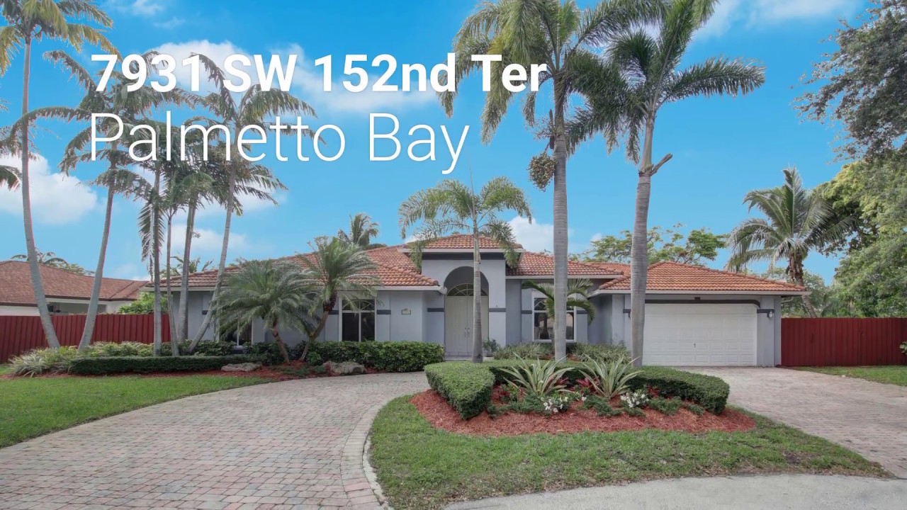 Palmetto Bay Real Estate 7931 SW 152nd Ter YouTube