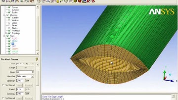 Meshing of elliptical pipe in ICEM CFD 14.0