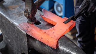 Forging a Traditional Swedish Hewing Axe: Recreating the 1700's Craft by Nils Ögren 37,867 views 1 year ago 16 minutes