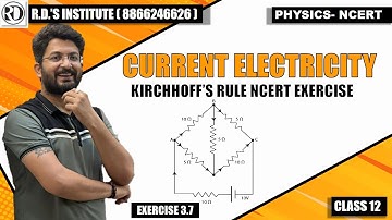 EXERCISE 3.7 DETERMINE THE CURRENT IN EACH BRANCH OF THE NETWORK SHOWN IN FIGURE || CLASS 12TH