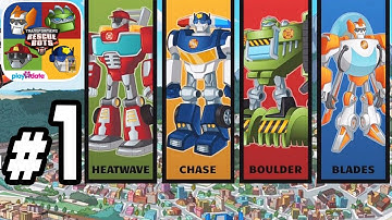 Transformers Rescue Bots: Save Griffin Rock - iPhone Gameplay Walkthrough Part 1