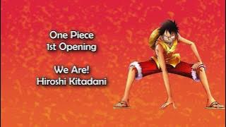 One Piece OP 1 - We Are! Lyrics