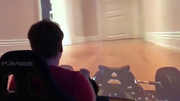 Teleoperation of RC car from inside a cylindrical dome (looped)