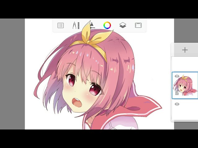 Speed Drawing Anime using Autodesk Sketchbook Android  YouTube