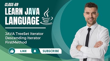 JAVA TreeSet Iterator Descending Iterator FirstMethod | JAVA Tutorials |