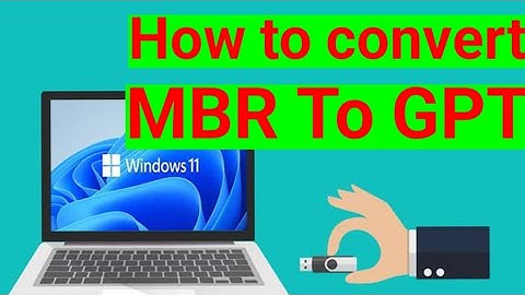 How to convert MBR into GPT format during Windows 7/8/10 installation
