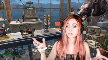 FALLOUT 4 SPECTACLE ISLAND SETTLEMENT BUILD - A TOUR OF MY BIG GLASS GLASSES CITY + BUILDING INSIDE