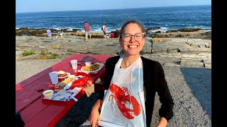 The Lobster Shack At Two Lights in Maine with Beach, Rocky Coast and Tide Pools