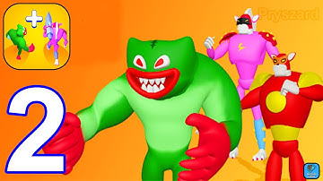 Merge Monster: Frog Evolution - Gameplay Walkthrough Part 2 Levels 15-28 (iOS,Android Gameplay)