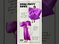 Huge Puffy Bow Tutorial