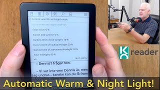 How To Set Auto Warm Night Light In Koreader On A Kobo E-Reader Based On Your Location
