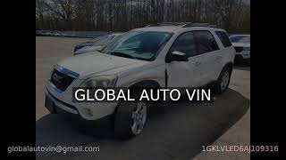 Gmc ACADIA 2010 1GKLVLED6AJ109316