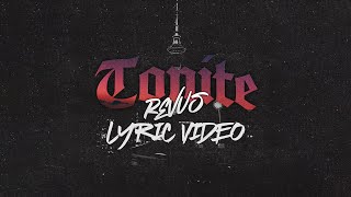 Vignette de la vidéo "Revus - TONITE (Official Lyric Video)"