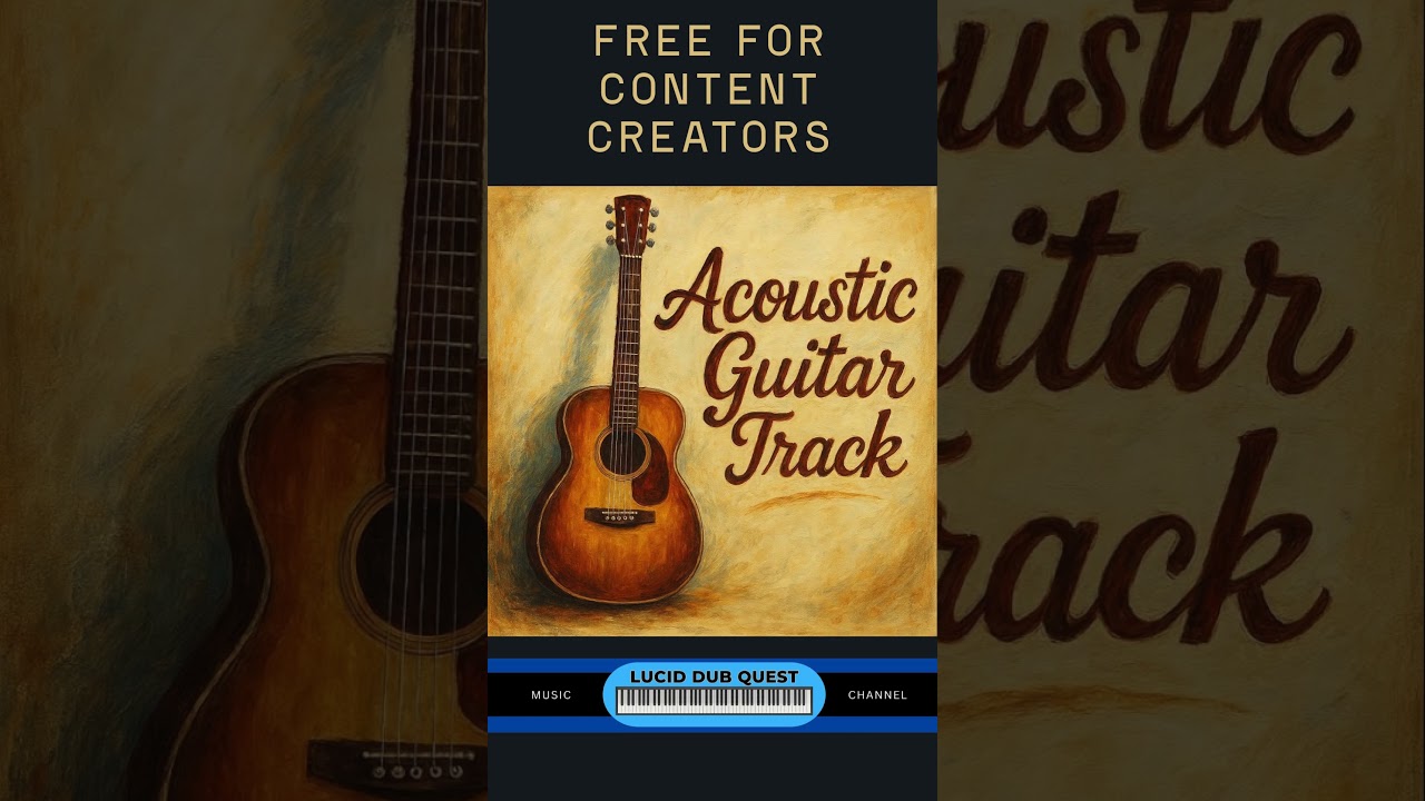 ✔️ FREE acoustic guitar track for content creators 2025