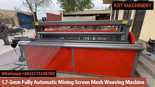 Mining Screen Crimped Mesh Machine for Aggregate Filters Precision Gravel #crimpedmeshmachine
