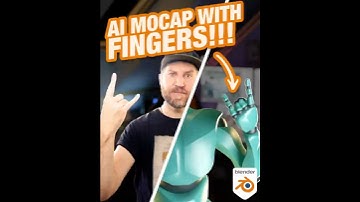 INSANE body tracking with just one video - AI video motion capture in Blender #blender #mocap
