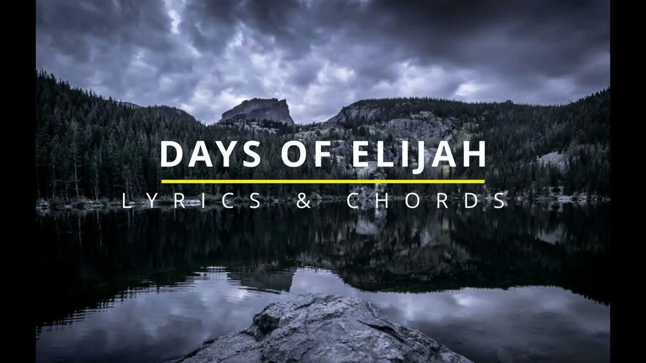 Days Of Elijah Mp3 Download