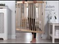 Lindam wooden extending stair gate  how to use and how to insall  babysecurity