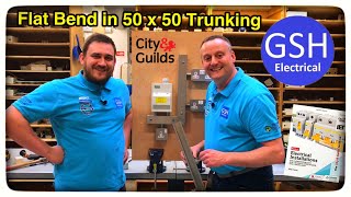 How to Make a Flat Bend (90 Degree Bend) in 50 x 50 Steel Trunking for C and G 5357 Assessment