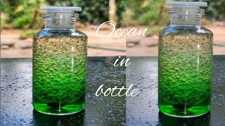 Ocean in a Bottle | കുപ്പിക്കുള്ളിലെ സമുദ്രം | miniature  Bottle  charm | DIY