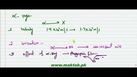 FSc Physics Book2, CH 21, LEC 5 Radioactivity