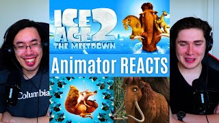 REACTING to *Ice Age 2: The Meltdown* AN AMAZING SEQUEL (First Time Watching) Animator Reacts