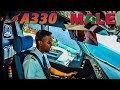 Piloting the Airbus A330 out of Malé MALDIVES