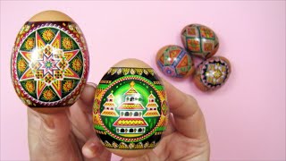 Decorate the egg with shrink wrap. Beautiful Easter eggs - 5 Min Easy Craft Easy DIY