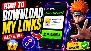 How To Download My Links 😱....