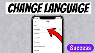 Cara Mengubah Bahasa di Aplikasi KIKO screenshot 2