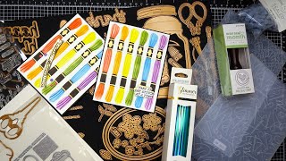 Spellbinders April 2024 Deluxe Caboodle Unboxing! Stencil, Stamp & Bonus Item of the Month Tutorial!