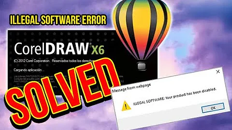 Coral Draw X6 Illegal Software Error | Windows 10 | Urdu/Hindi with English Subtitle