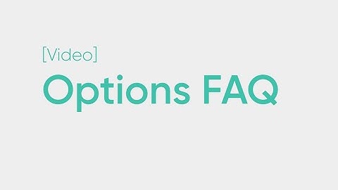 Options FAQ: How might investors navigate options disclosures?