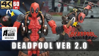 Amazing Yamaguchi Deadpool ver 2.0 REVIEW | Revoltech | Unbox | Marvel