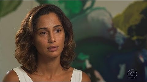 Camila Pitanga fala sobre morte de Domingos Montagner; veja entrevista - Fantástico
