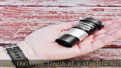 Orion 08711 Shorty 1.25-Inch 2x Barlow Lens (Black), Single