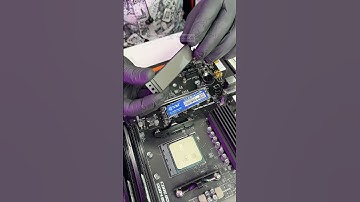 M.2 NVMe SSD installation on Motherboard #shorts