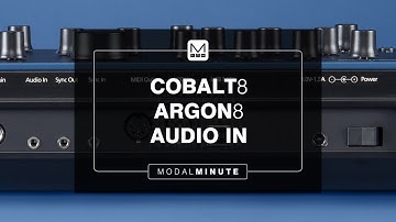 Modal Minute #33 – COBALT8 and ARGON8 Audio In