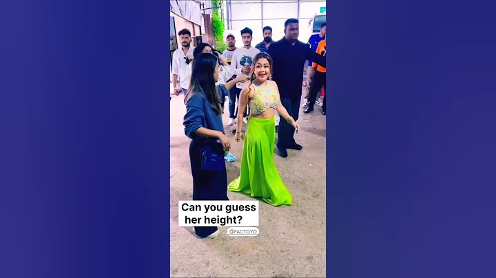 Neha Kakkar Height #shorts #shortheight #nehakakkar #nehakakkarsongs #nehakakkarnewsong