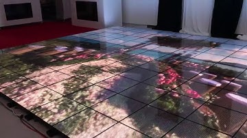 Charming Led P12.5 video dance floor project