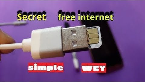 THE SECRET OF FREE INTERNET IS VERY SIMPLE!Works 100% by 2023